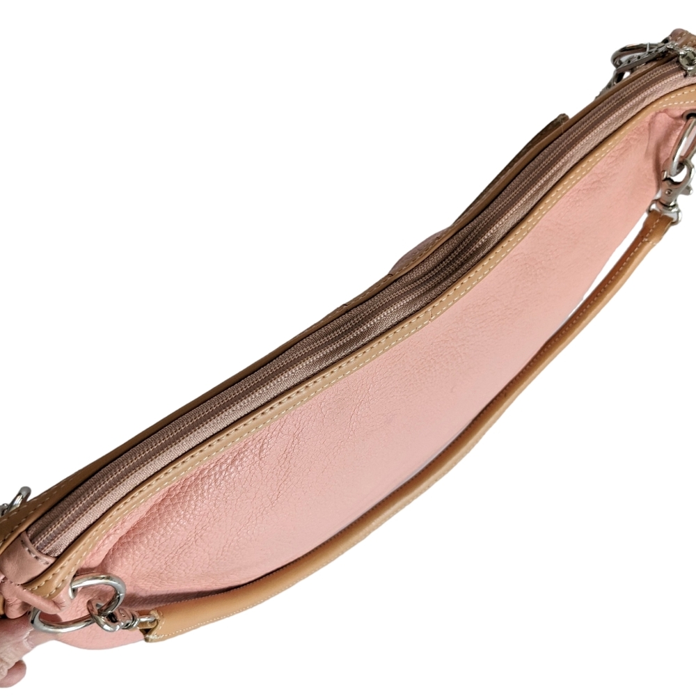 Maxx NY Pink Leather Hobo Bag - Picture 7 of 11